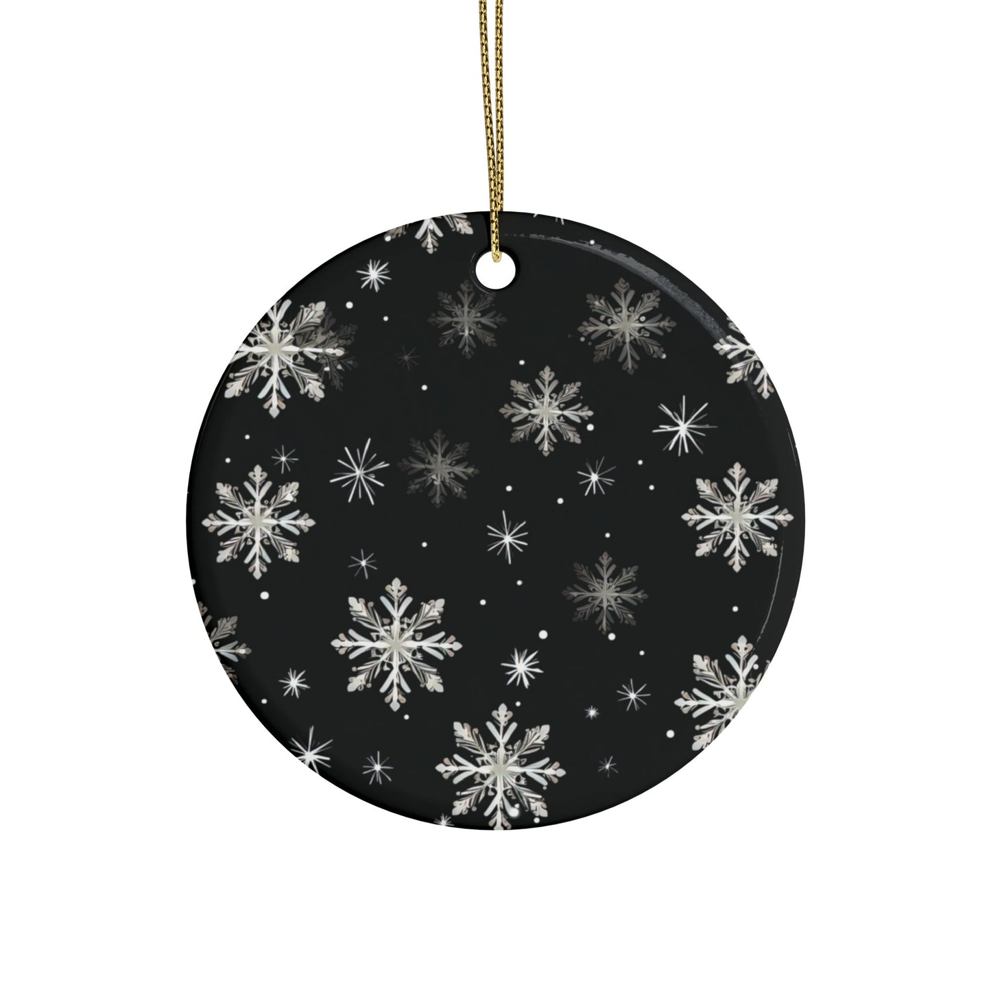 Snowflake Elegance Ceramic Ornaments (1pcs, 5pcs, 10pcs, 20pcs)