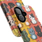 Cute Cat Magnetic Phone Cases for Pet Lovers, Durable Cases, Animal Design, Fun Gift, Unique Accessories