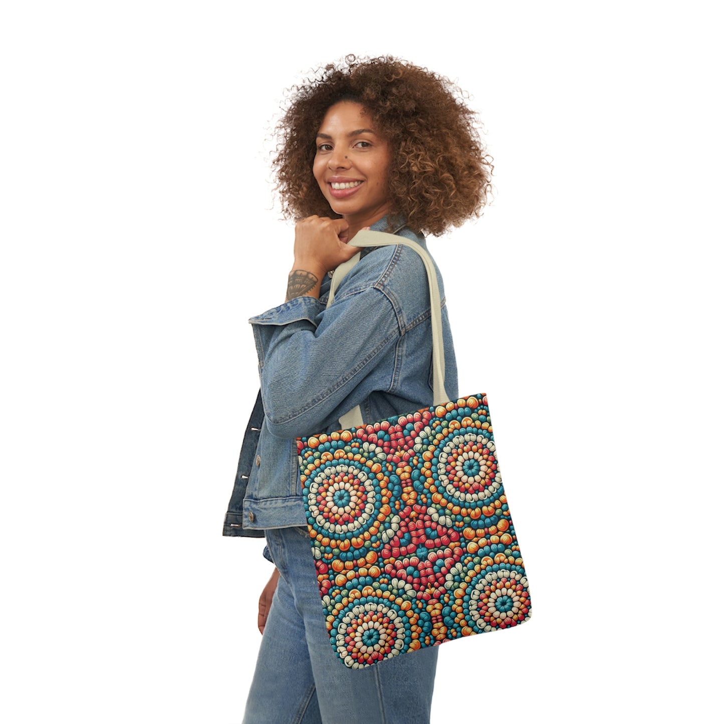 Kaleidoscope Canvas Tote Bag