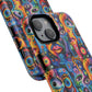 Psychedelic Visions Tough iPhone Magnetic Case - Unique Art iPhone Cover