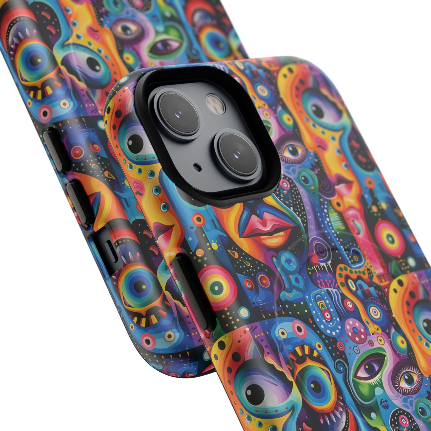 Psychedelic Visions Tough iPhone Magnetic Case - Unique Art iPhone Cover