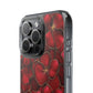 Velvet Petal Noir Floral Petal Clear Impact-Resistant iPhone and Samsung Case.