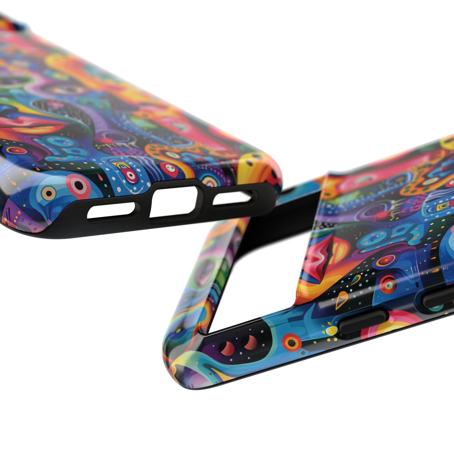 Psychedelic Visions Vibrant Art Google Pixel, iPhone and Samsung Phone Case - Tough Cases for Creative Souls