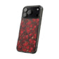 Velvet Petal Noir Floral Petal Clear Impact-Resistant iPhone and Samsung Case.