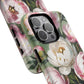 Floral Peonies Tough Magnetic Phone Cases, Durable Floral Phone Cover, Chic Flower Case, Stylish Phone Protector, Gift for Her