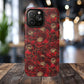 Midnight Poppy Luxe Tough iPhone Magnetic Case, Unique Flower iPhone Cover, Durable Floral Design, Gift for Her, Gift for Mother's.