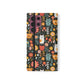 Whimsical Feline Garden iPhone and Samsung Flip Cases