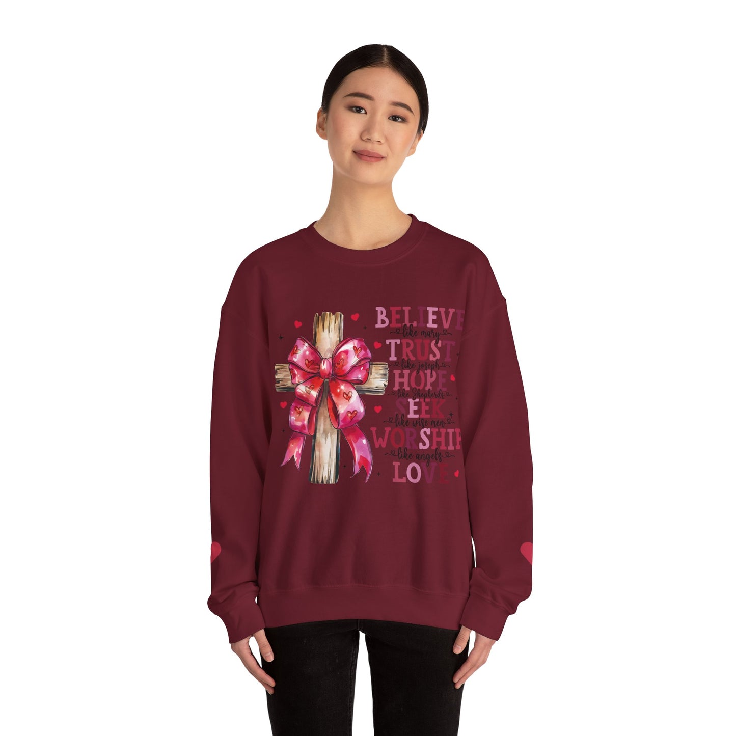 Be Like Jesus Unisex Heavy Blend™ Crewneck Sweatshirt.