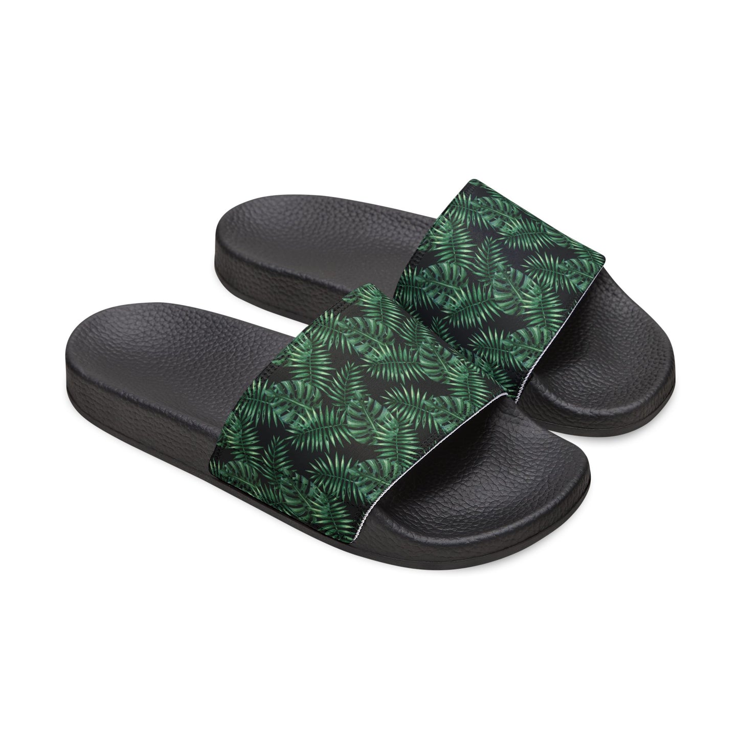 Tropical Bliss Black Youth Removable-Strap Sandals