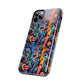 Psychedelic Visions Vibrant Art iPhone and Samsung Phone Case - Stylish Tough Case for Artists & Creatives.