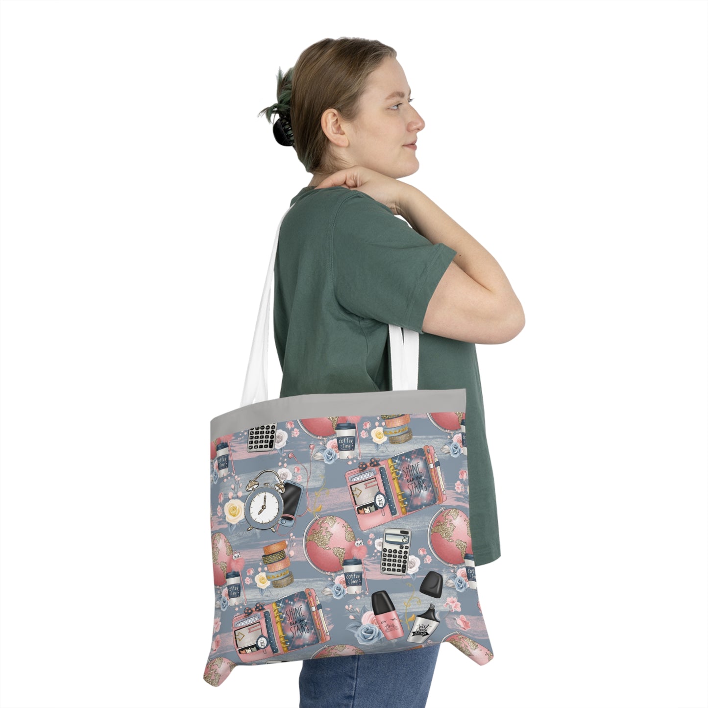 Chic Essentials Shoulder Tote Bag - Colorful Everyday Accessory