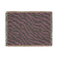 Green Zebra Tapestry Woven Blanket