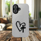 Tough Magnetic Phone Case with Heart & Cross Design, Durable Phone Cover, Unique Gift for Her, Stylish Accessory, Everyday Use