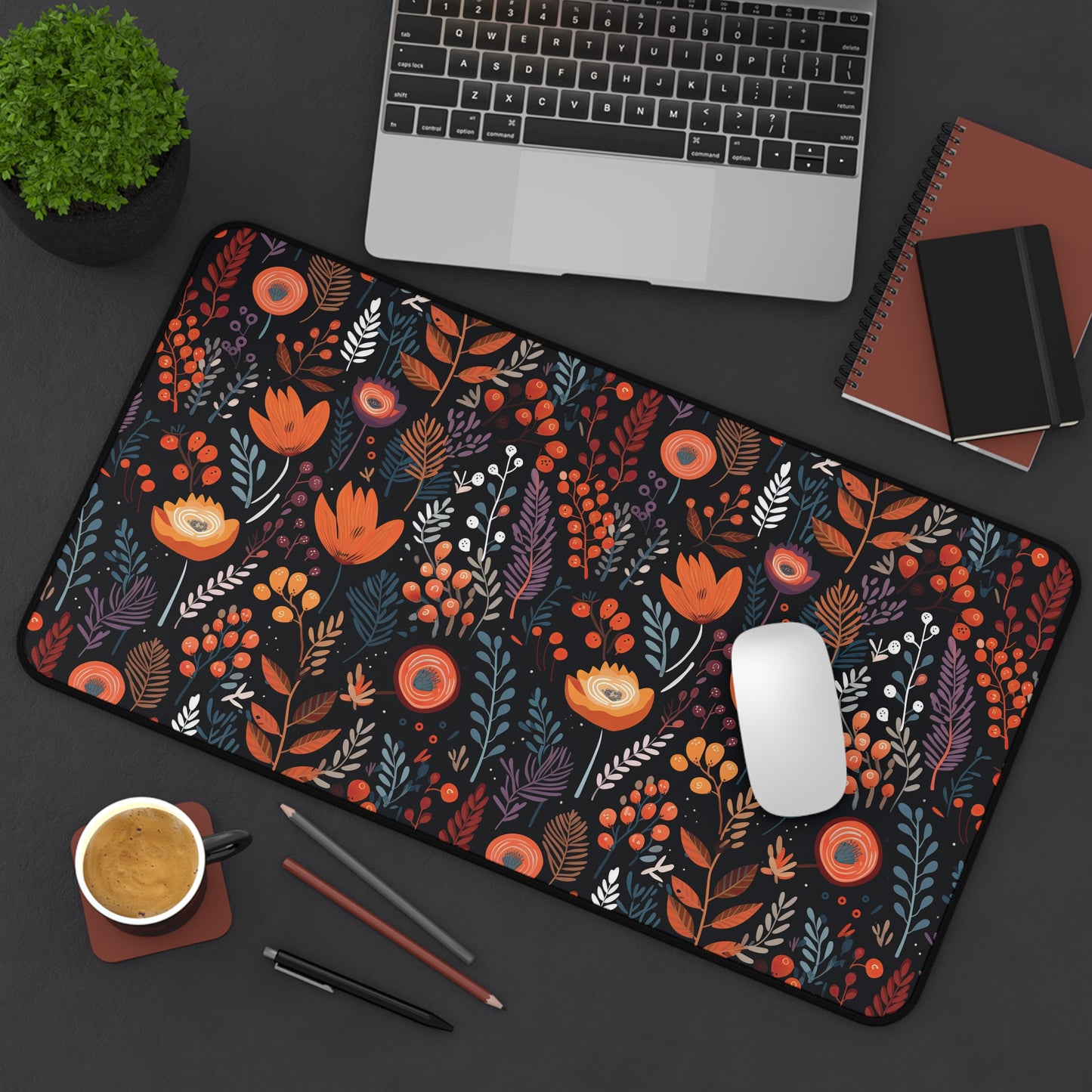 Autumn Bloom Desk Mat