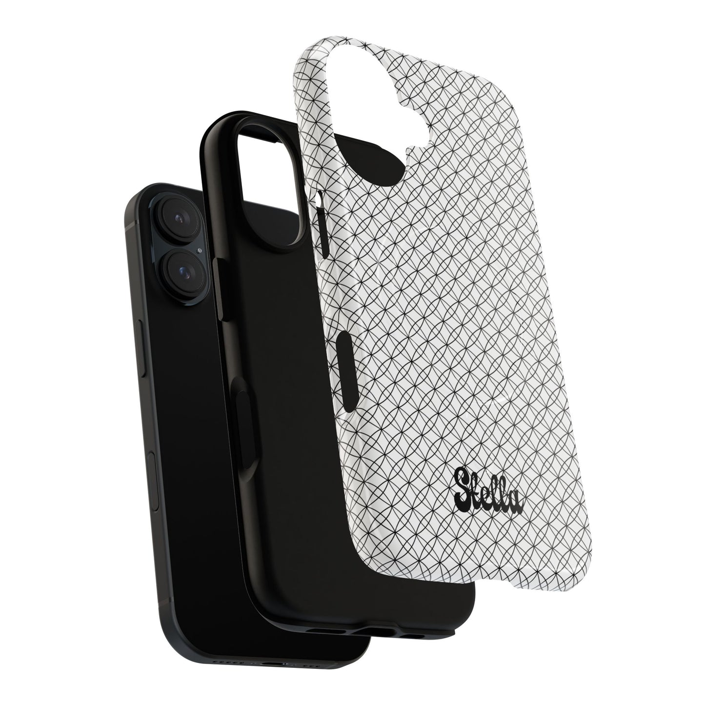 Personalized Geometric Phone Case, Stylish Tough Magnetic Cases, Unique Protection, Trendy Gift for Tech Lovers, Modern Mobile Accessory