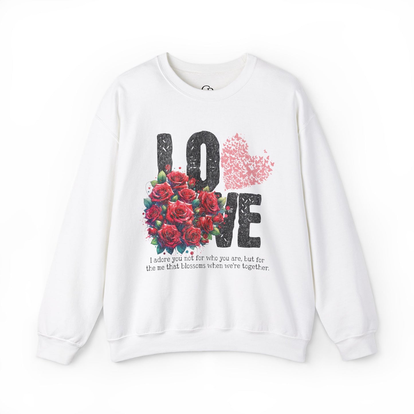 LOVE Always Unisex Heavy Gildan Blend™ Crewneck Sweatshirt.