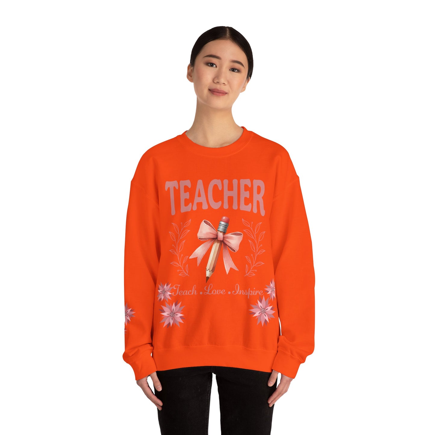 Teacher Unisex Heavy Blend™ Crewneck Sweatshirt