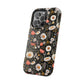 Blossom Elegance: Noir Garden Magnetic Tough iPhone Cases