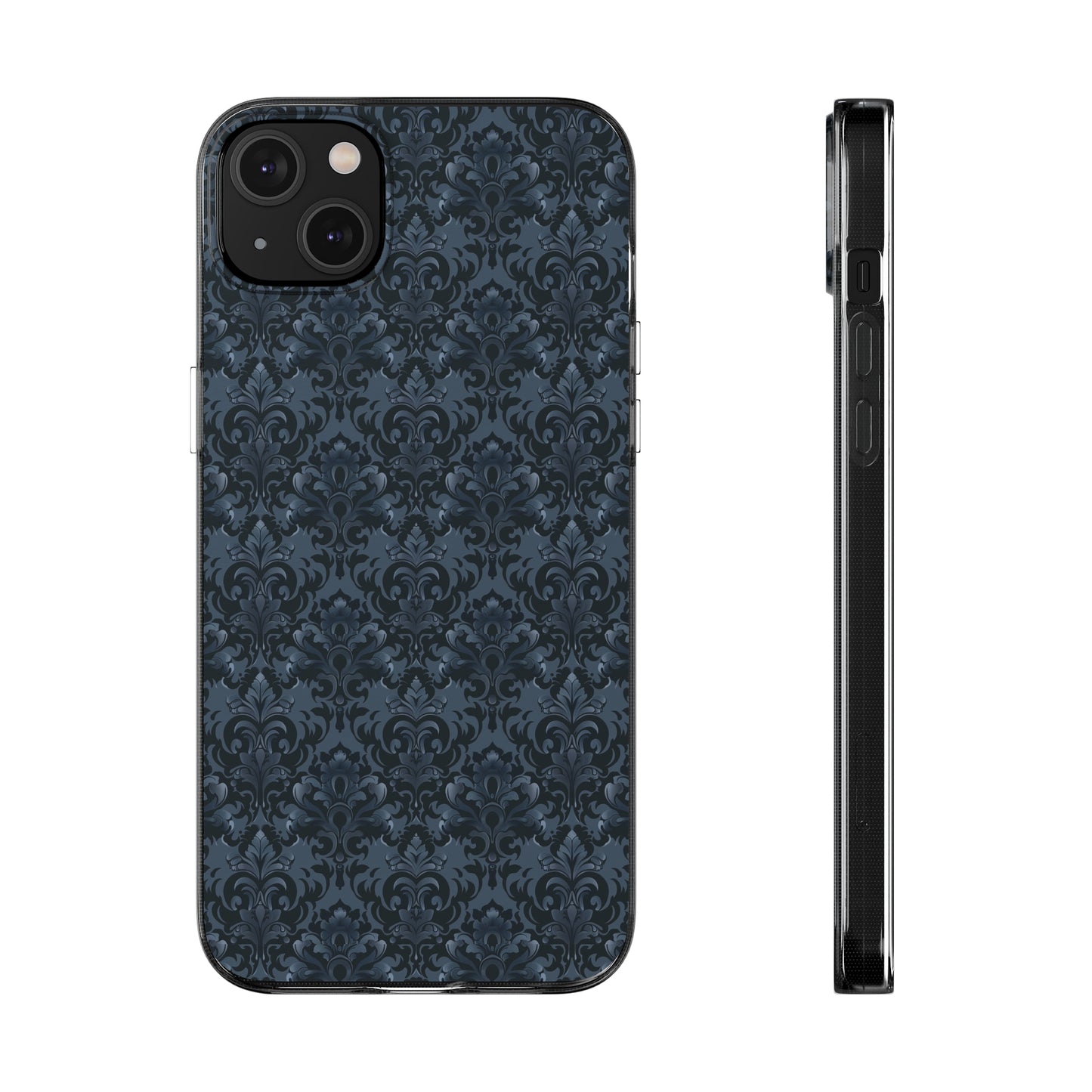 Opulent Dusk Clear Silicone iPhone Cases