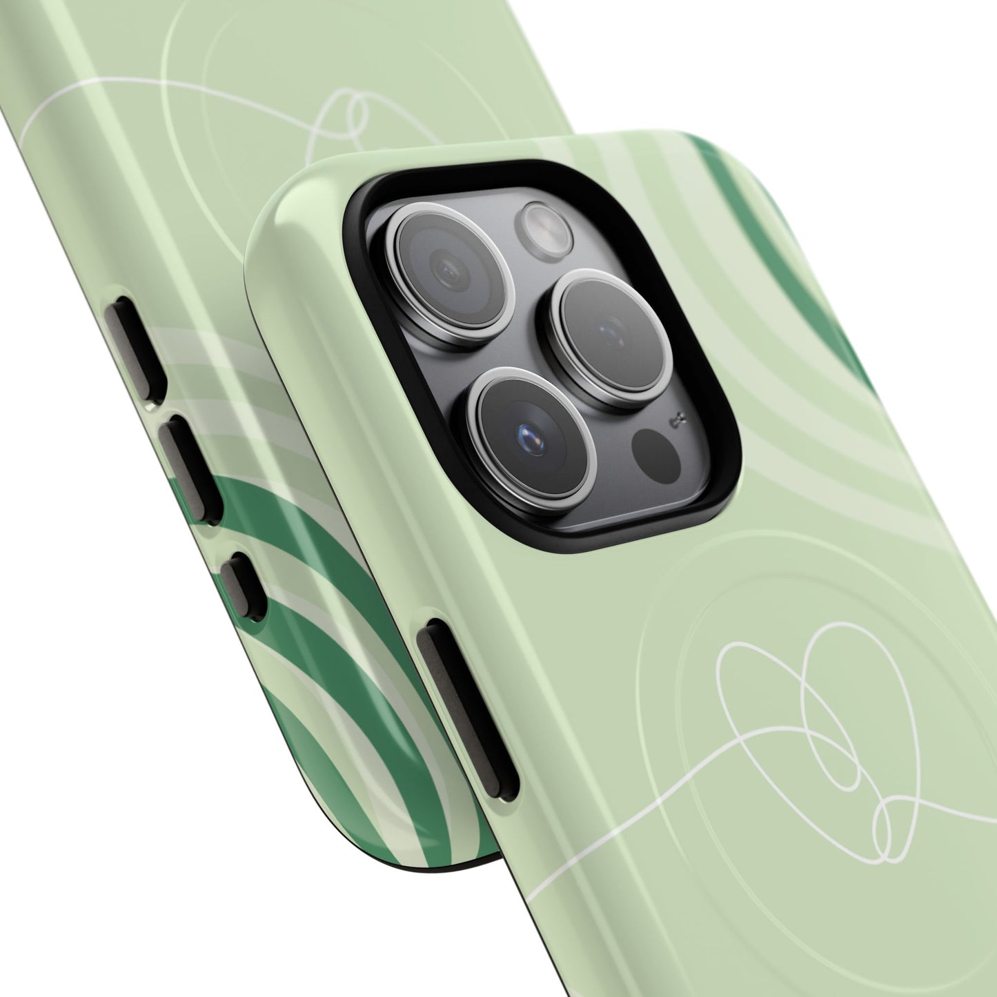 Loving Lines Tough iPhone Magnetic Cases, Eco-Friendly Gift, Birthday Present, iPhone 14, iPhone 15, iPhone 16, Pro, Pro Max, Plus MagSafe Protection Case.