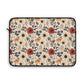 Boho Chic Floral Laptop Sleeve