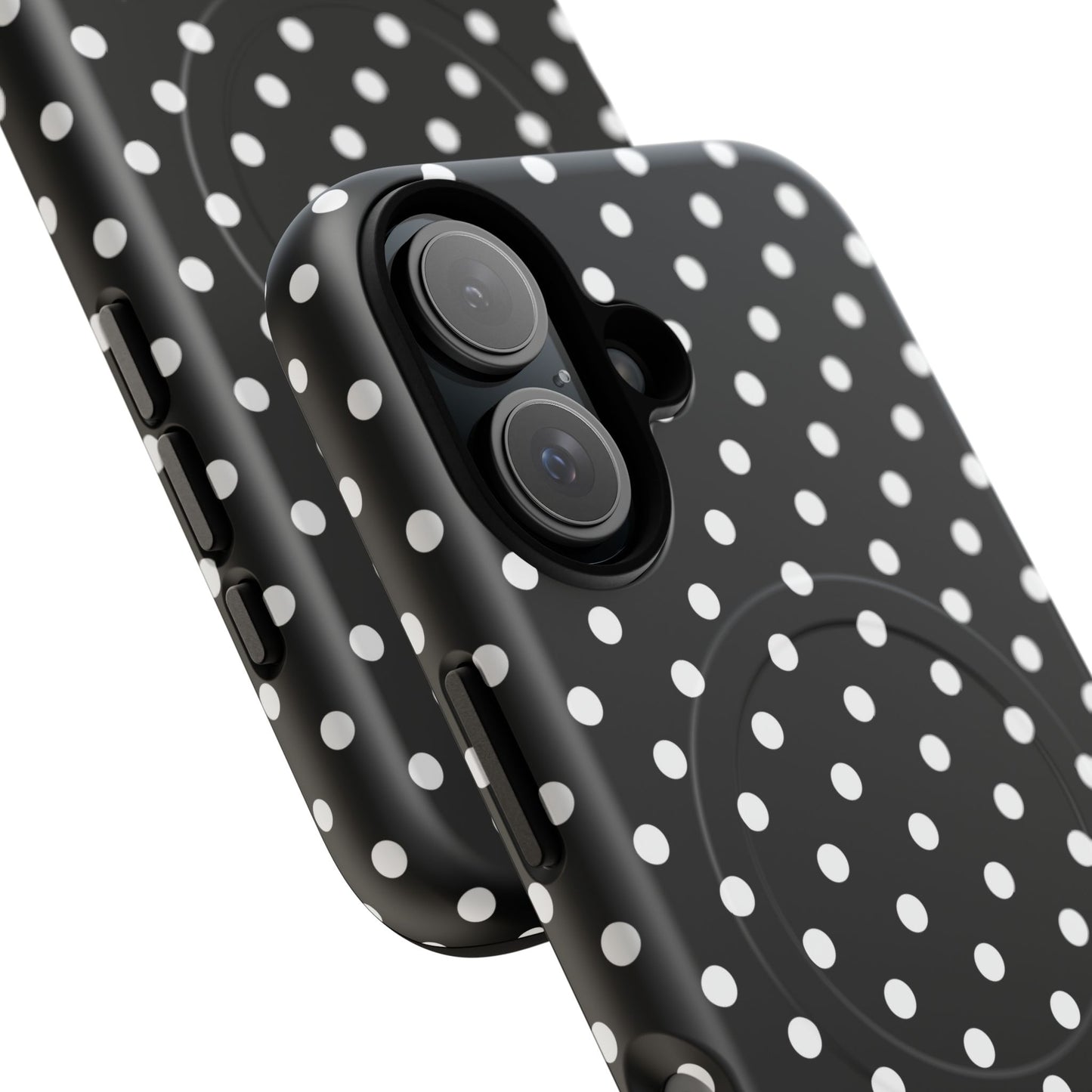 Polka Dot Tough iPhone Magnetic Case, Stylish iPhone Cover for Protection, Unique Gift for Birthdays, Holidays, Tech Lovers