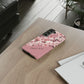 Personalized Cherry Blossom Tough Phone Case — Pink Floral Protective Case for Samsung & Google