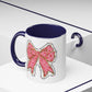 Affirmation Bow Accent Coffee Mug (11oz).