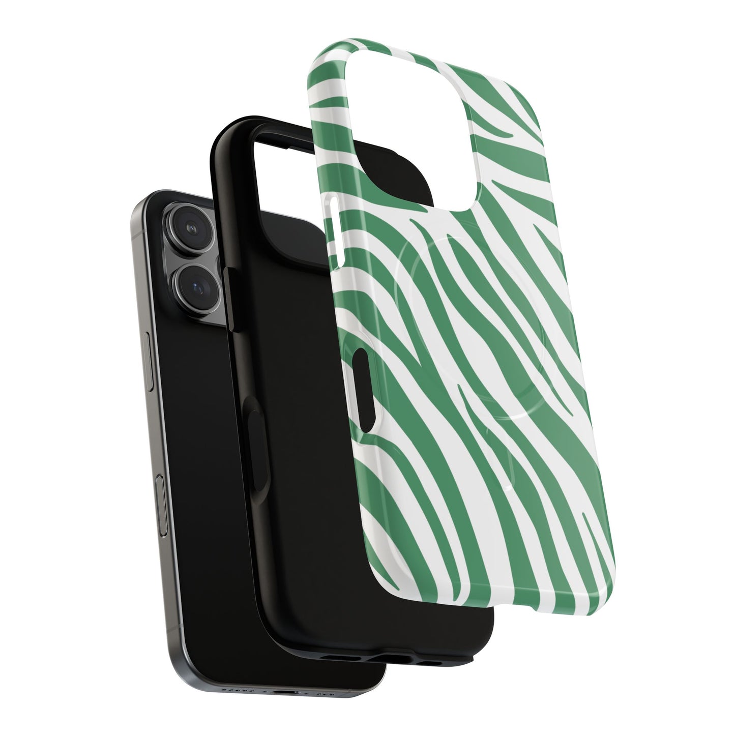 Trendy Zebra Print iPhone Case, Stylish Tough Magnetic Case for iPhone, Animal Print Accessory, Unique iPhone Cover, Gift for Animal Lovers