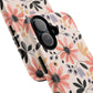 Stylish Soft Petal Noir iPhone Case, Floral iPhone Accessory for Her, Tough iPhone Magnetic Cases, Trendy iPhone Cover, Gift for Friends, Summer Vibes