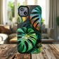 Tropical Leaf Phone Case | Tough Magnetic Cases, iPhone Accessories, Gift for Him/Her, Phone Protection, Summer Style, Trendy Design