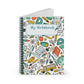 Emerald School Doodles Spiral Notebook - Ruled Line (PY)