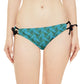 Turquoise Tropical Bliss Strappy Bikini Set (AOP)