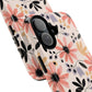 Stylish Soft Petal Noir iPhone Case, Floral iPhone Accessory for Her, Tough iPhone Magnetic Cases, Trendy iPhone Cover, Gift for Friends, Summer Vibes