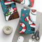 Wrapping Papers - Santa Claus Holiday Collection - Matte or Glossy Finish - 90gsm Paper