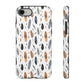 Whispering Feathers iPhone Tough Cases