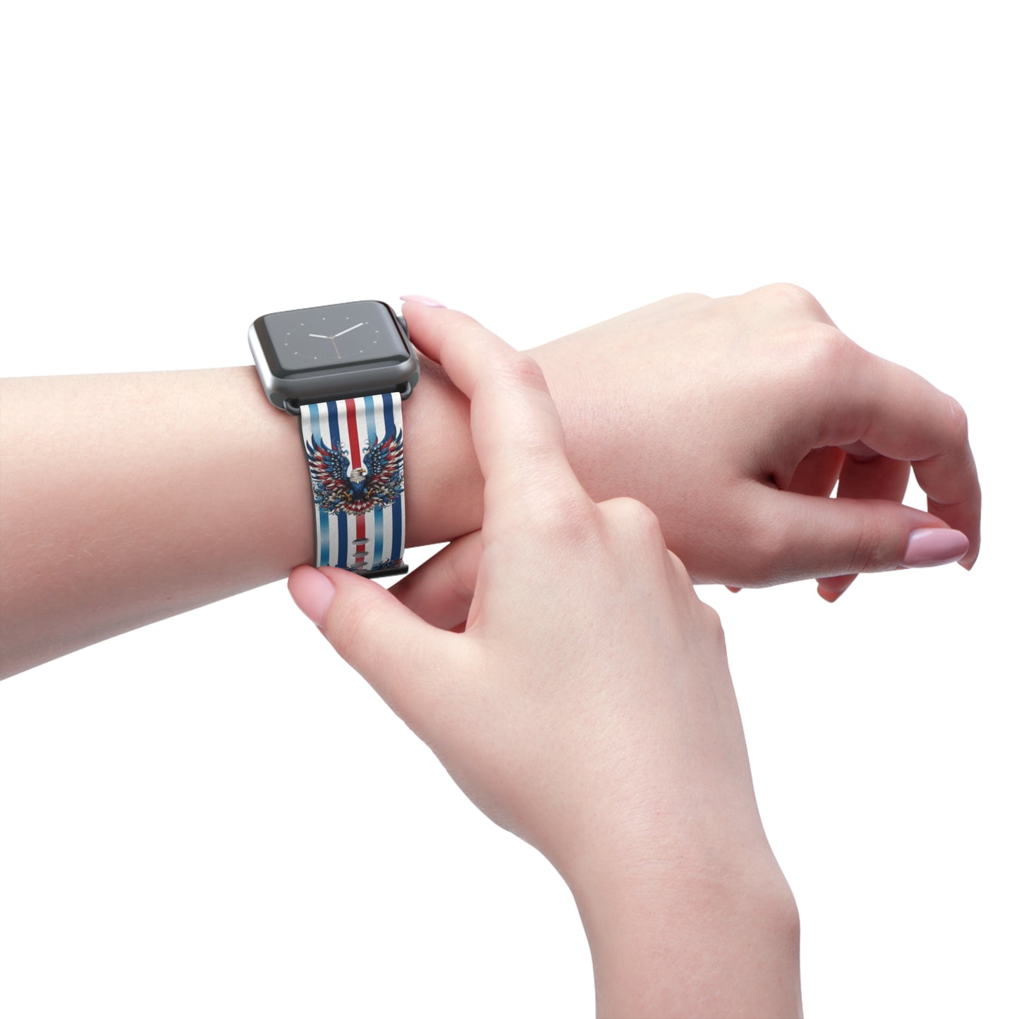 Patriotic Pride Eagle Watch Band - Stylish Accessory for Freedom Lovers.