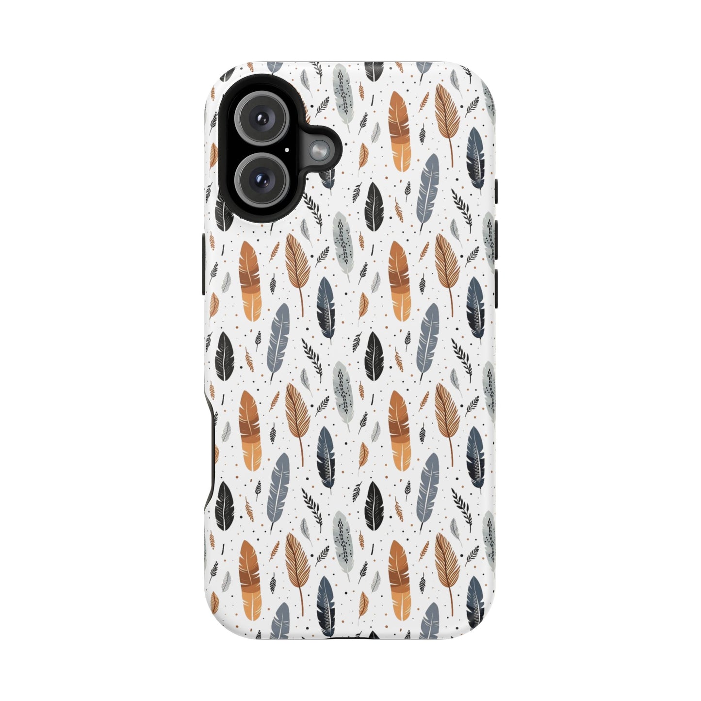 Whispering Feathers Magnetic Tough iPhone Cases