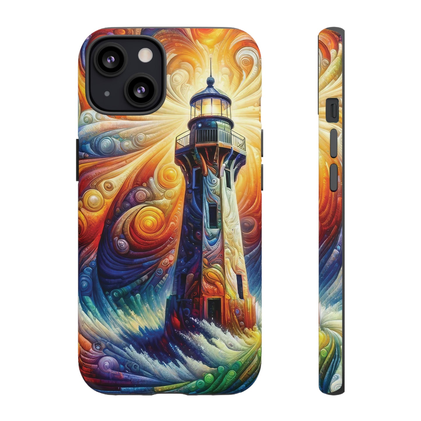 Cosmic Beacon Tough iPhone Cases