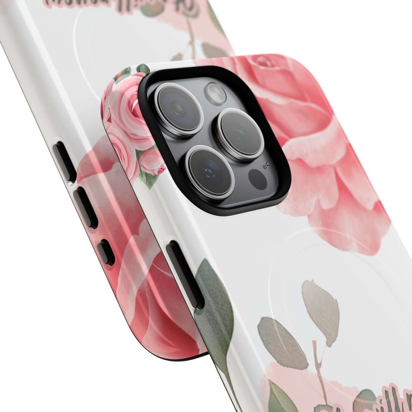 You will Renew your Strength Isaiah 40:11, Inspirational Gift, Tough iPhone Magnetic Case Scripture, Floral Bible Verse, MagSafe® iPhone®, iPhone 14, iPhone 15, iPhone 16, Pro, Pro Max, Plus.