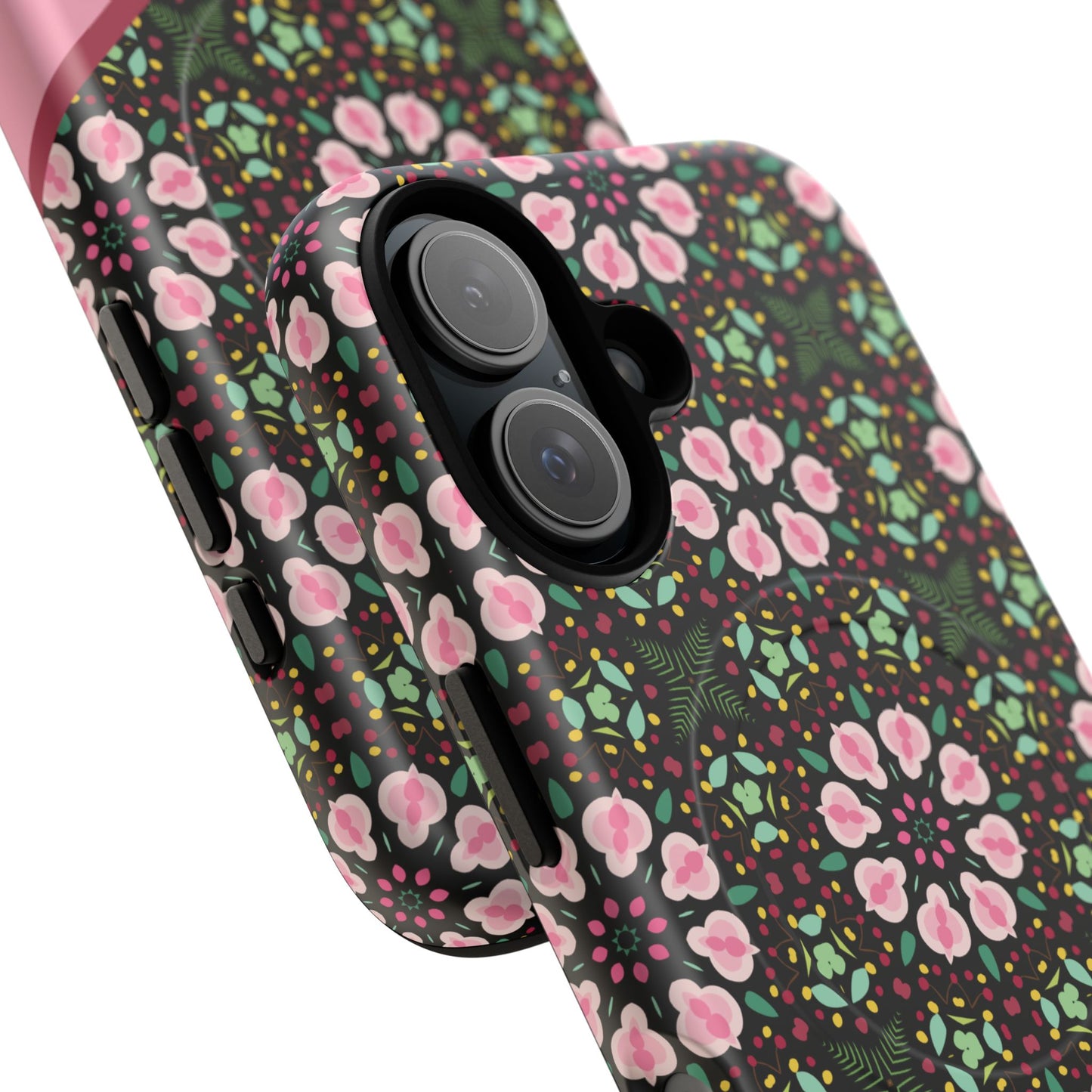 Personalized Twilight Petal Tapestry Floral Tough Magnetic MagSafe® iPhone Case, Durable iPhone Protector, Unique Gift for Her, Stylish Tech Accessories.