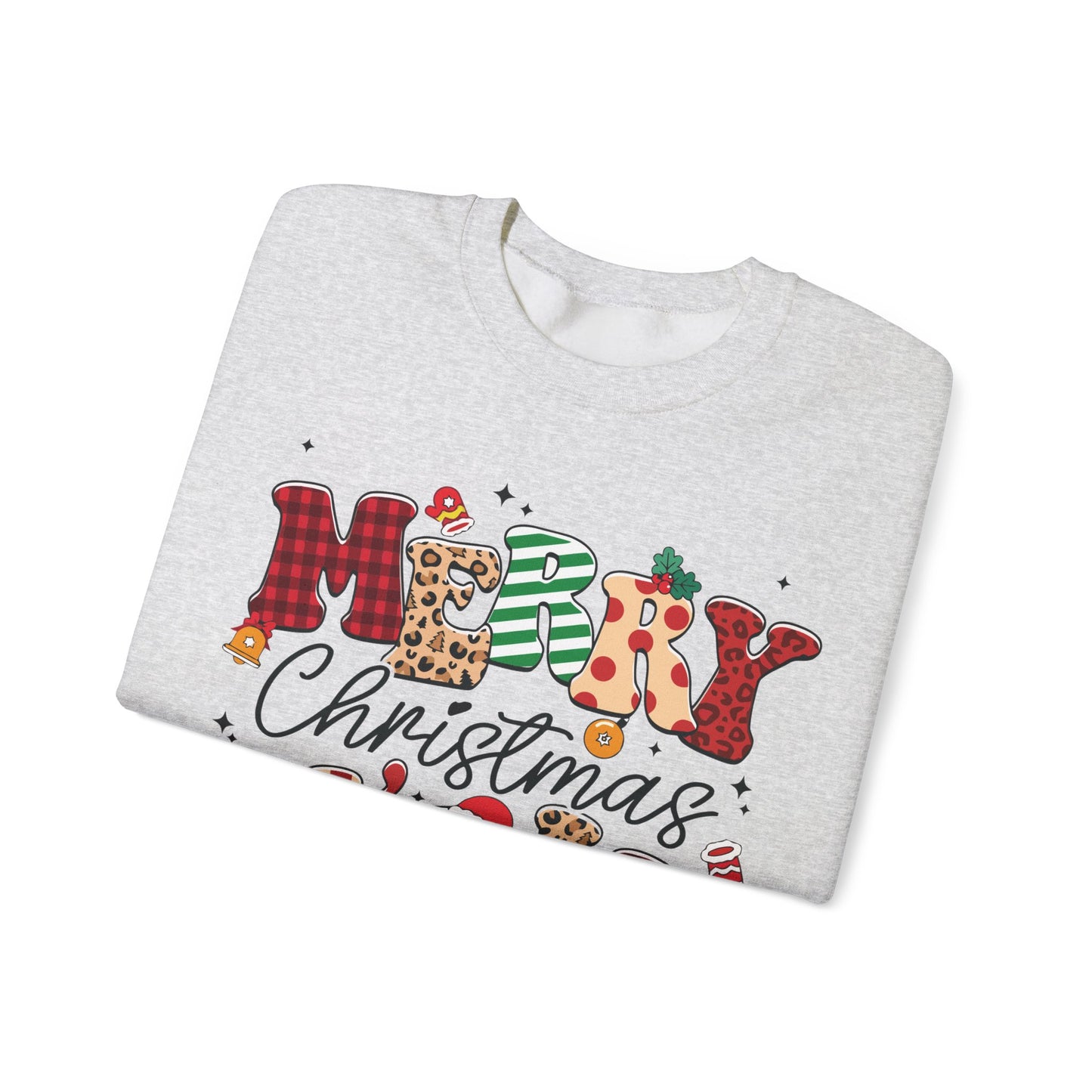 Merry Christmas Unisex Heavy Blend™ Crewneck Sweatshirt