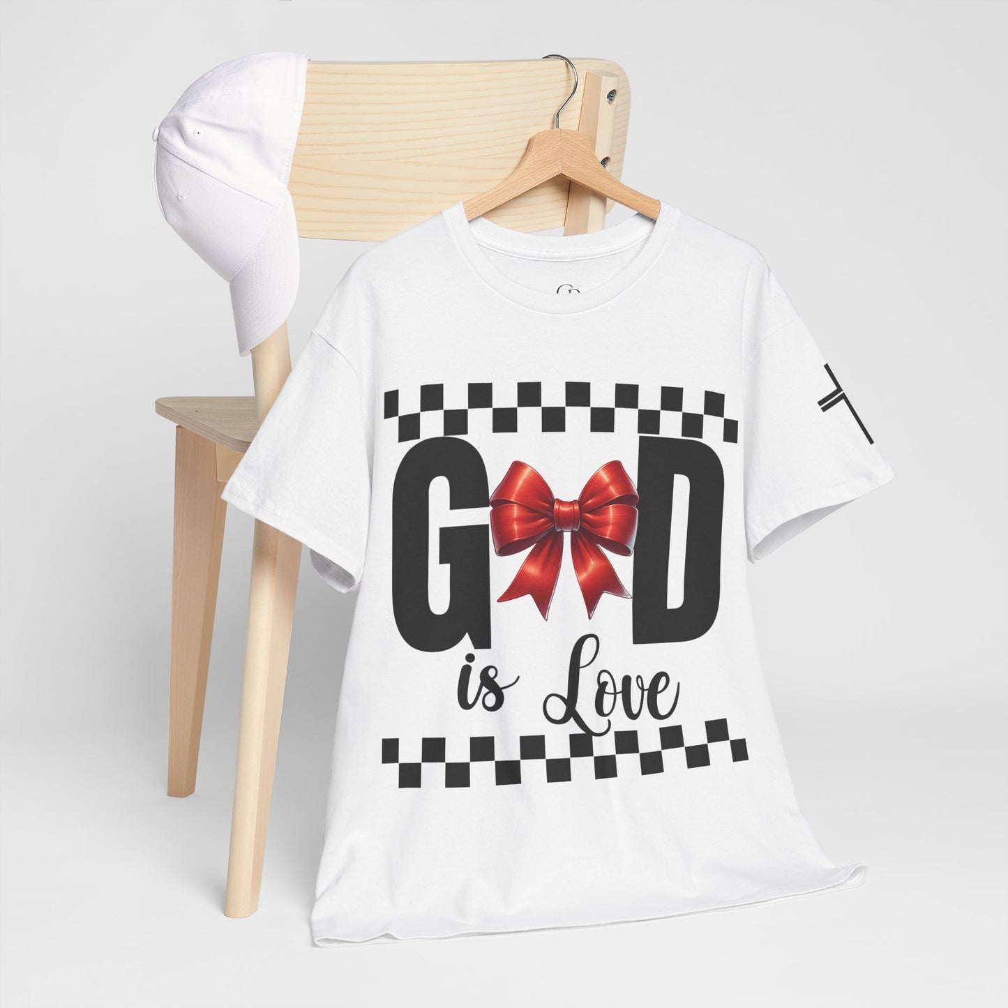 GOD is LOVE Charm Unisex Heavy Cotton Tee.