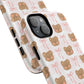 Cute Bear Pattern Magnetic Phone Case, Durable Animal Design, Gift for Kids, Trendy Case for iPhone, Cute Phone Accessory