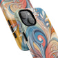 Personalized Sunset Garden Whirl Tough iPhone Magnetic Case for iPhone, Artistic Phone Cover, Durable Protection, Gifts for Her, Unique Style