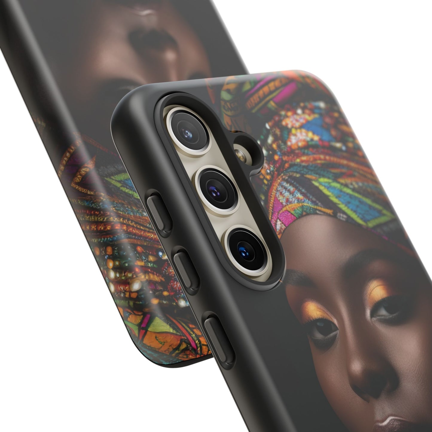 Regal Reflections: African Majesty Samsung Tough Phone Cases