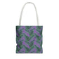 Purple Tropical Bliss Tote Bag