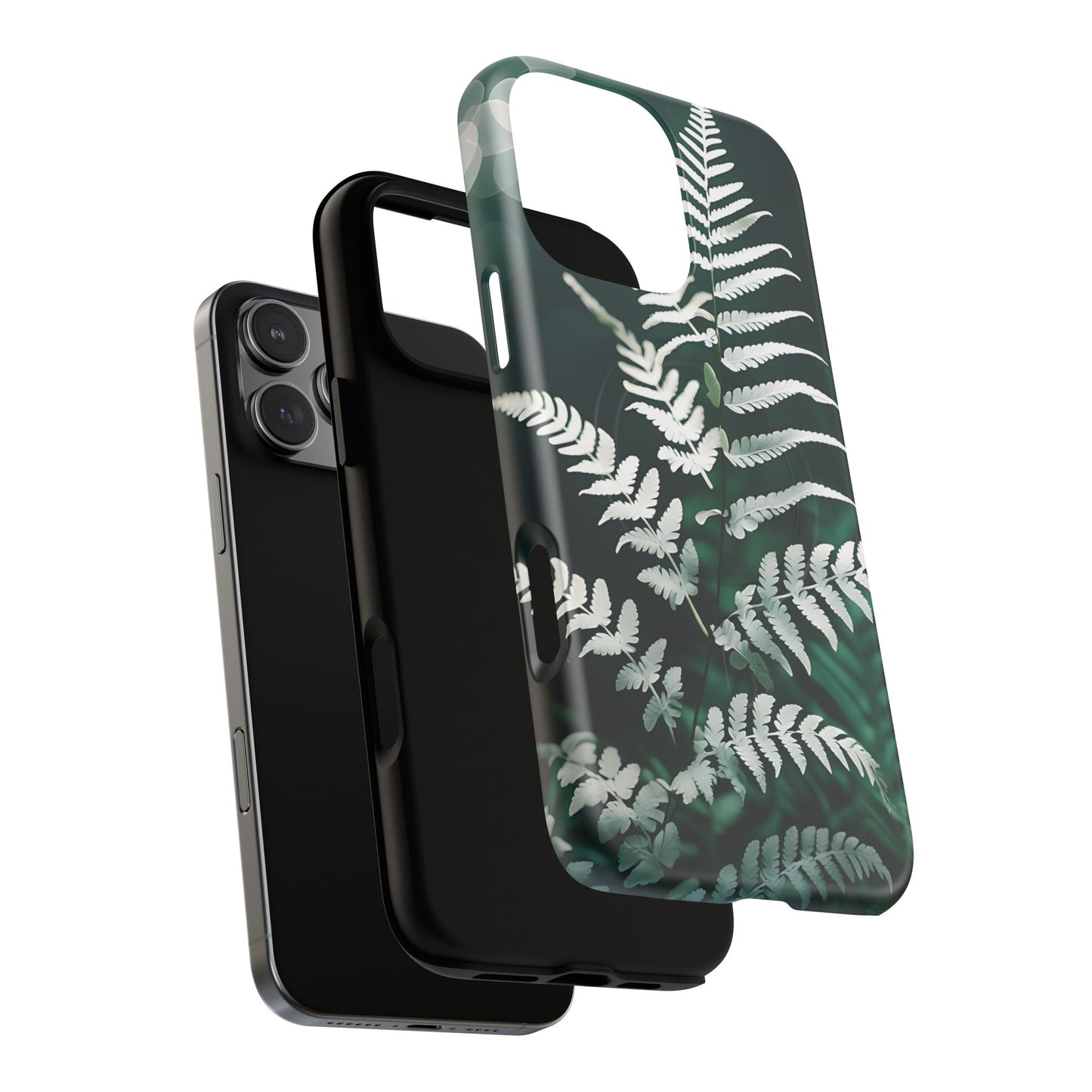 Elegant Fern Design Phone Case, Tough iPhone Cover, Nature Lover Gift, Botanical Phone Protector, Eco-Friendly Accessory