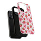 Strawberry Blush Coquette Magnetic Tough iPhone Cases - Funky Fruit Cases, Floral iPhone Cover, Trendy Gifts, iPhone Accessories, Strawberry Lover
