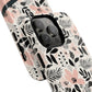 Personalized Floral Blush Garden Whisper Tough Magnetic MagSafe® iPhone® 13, 14, 15, 16, 17, Pro, Pro Max, Plus Cases (Custom Name).